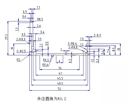 52×38mm Aluminum Power Control Module Enclosure